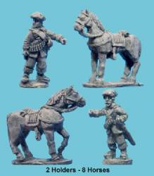 Scottish Dragoon Horse Holders
